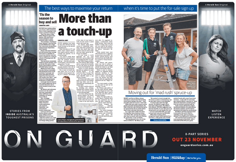 A print campaign promoted the launch of the series.