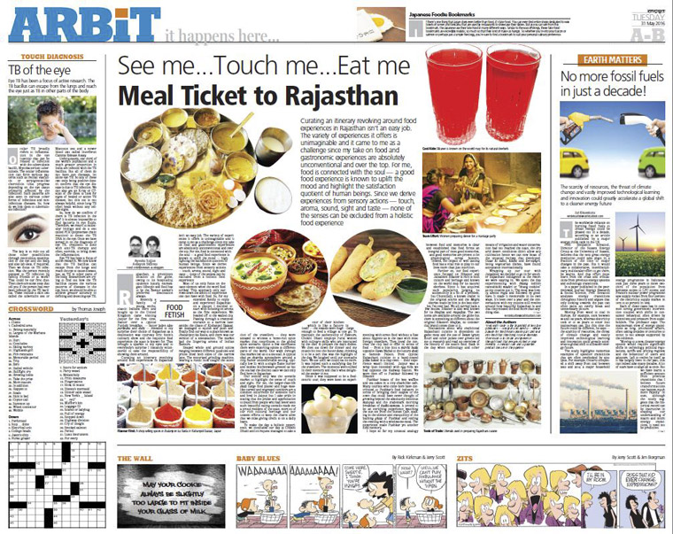 The introduction of the bilingual ARBiT section captured the vibrant spirit of Jaipur.