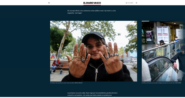 The Sin Techo project told the story of life on the street through the eyes of those who live it.