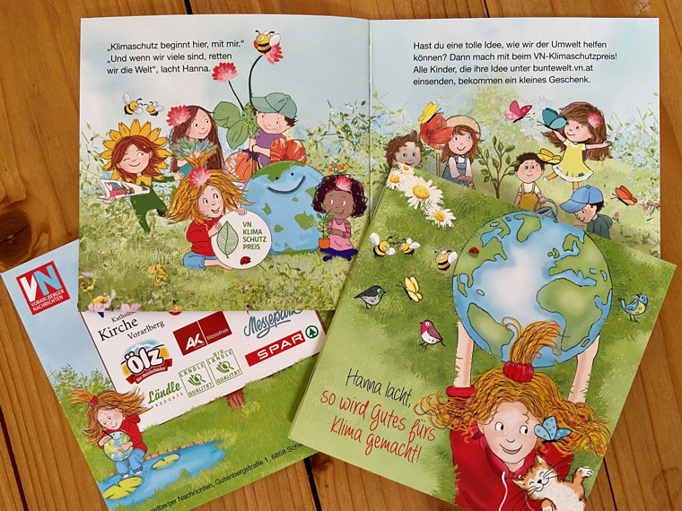 The book project was designed to teach children about climate change.