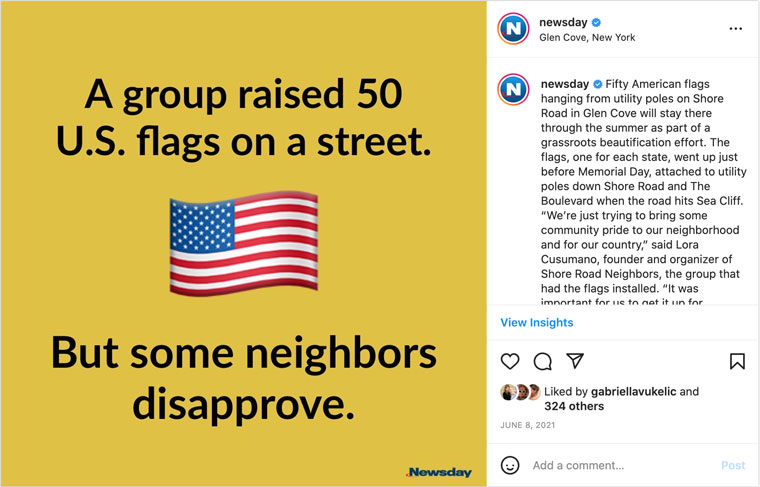 Newsday experimented with graphics, colours, font size, and more to see what worked best in attracting digital audiences.