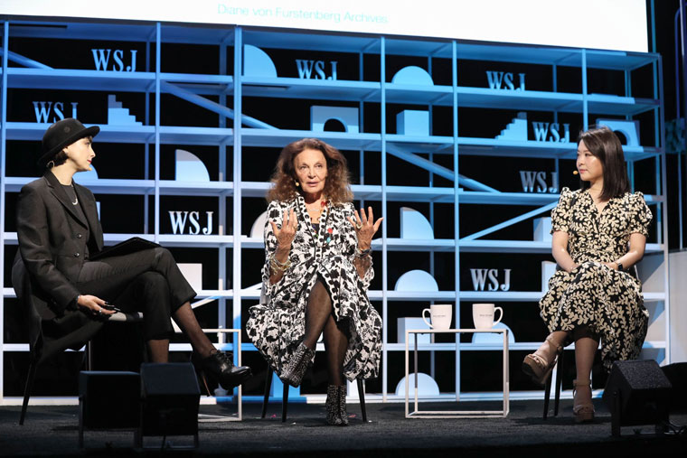 Speakers at the festival included such notables as Diane von Furstenberg.