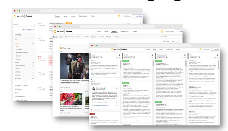 The Explore platform was created to provide users with a more streamlined, personlised wire service.