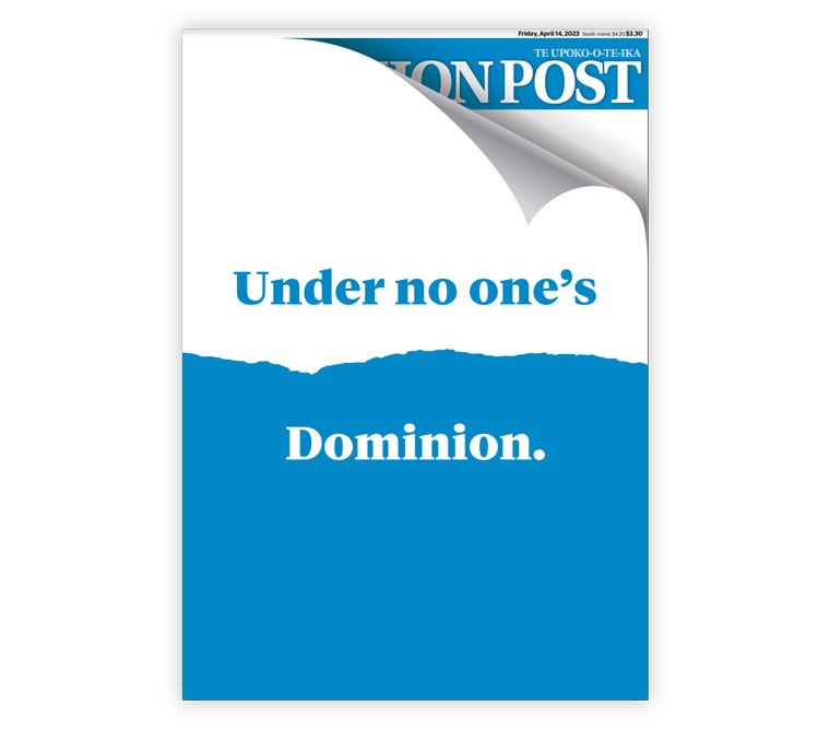 The change was announced with a special wrap — Under No-One’s Dominion.