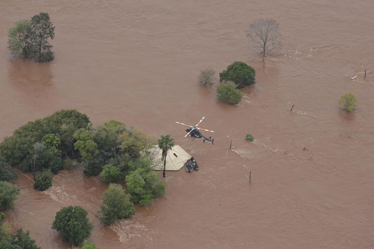 Journalists on the ground worked remotely with the newsroom to ensure coverage of the historic floods.