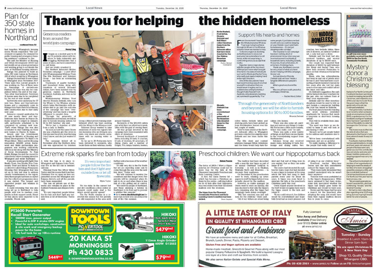 Follow-up stories showed readers how their donations had helped.