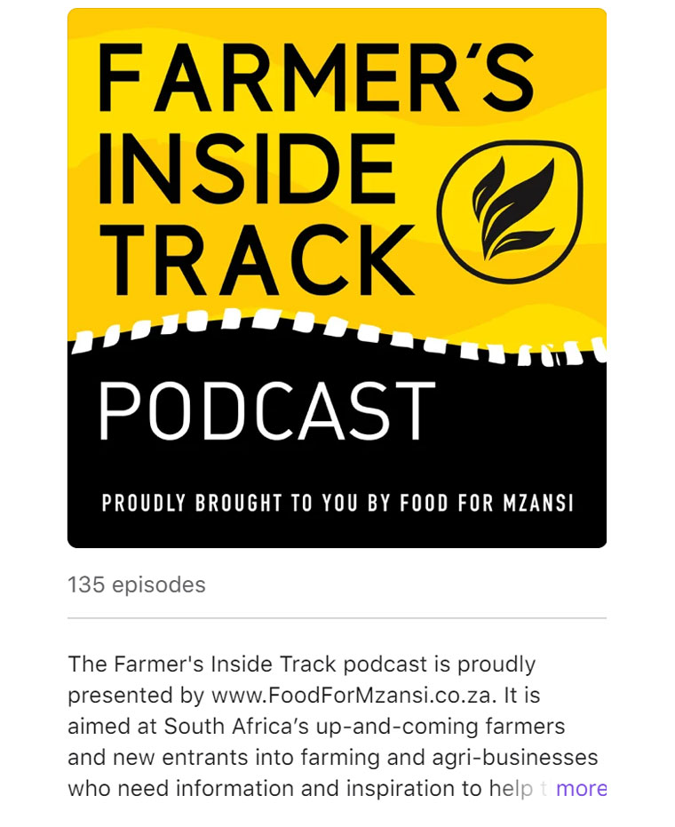 Farmer's Inside Track is aimed at up-and-coming farmers in South Africa, but its reach has gone much farther than expected.