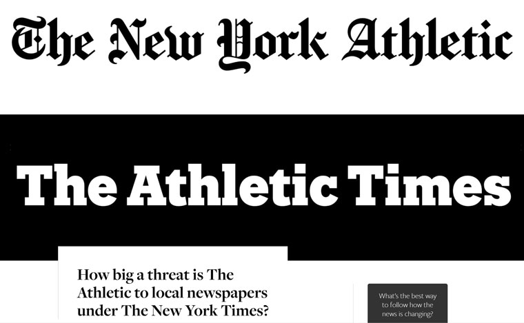 As Joshua Benton explained in an article, The New York Times' acquisition of the Athletic is not a threat to local news because they appeal to different audiences.