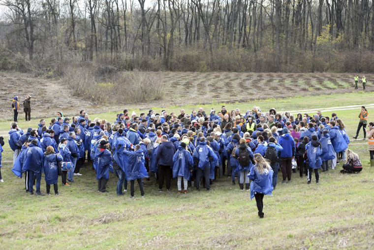 In the campaign's first year, 989 volunteers signed up to help plant trees.