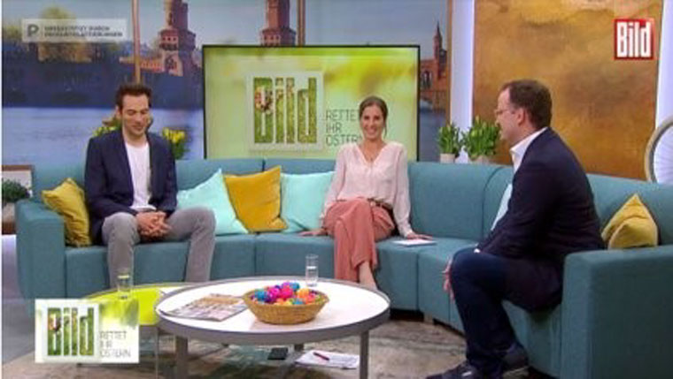 BILD helped its audience engage through several different channels: print, online, and live digital TV.