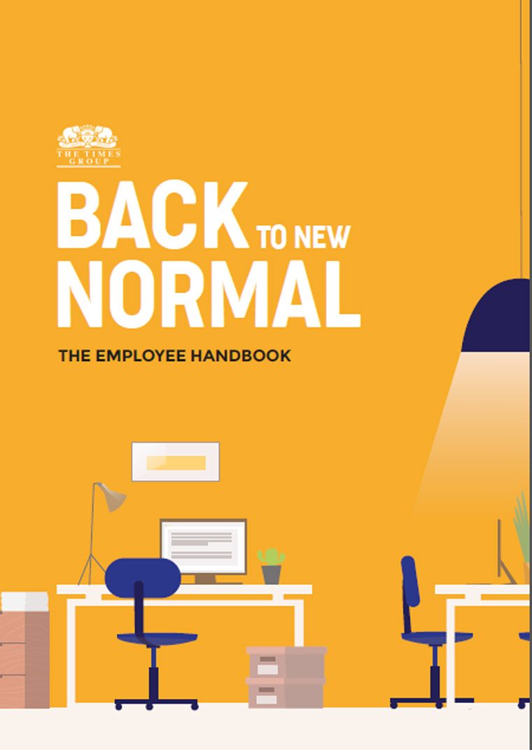 The Times Group created a new employee handbook to provide employees with guidelines on navigating a new normal.