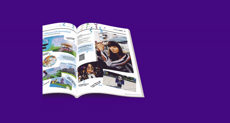 To celebrate its 10th birthday, Aftenposten Junior organised a party inside the Minecraft game. Through weekly assignments in the newspaper, it asked young readers to build assets for the Aftenposten Junior universe, and their work was published in print and digital. . 