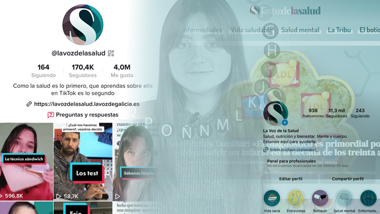 La Voz de la Salud leverage social media to appeal to younger users yet is still accessible to older audiences.