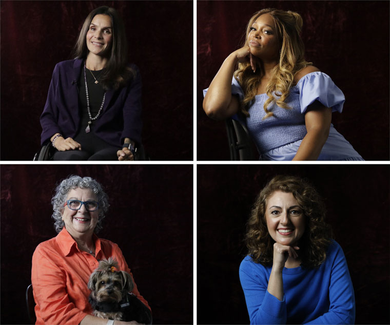 Women who shared their stories of menopause with the Star included (clockwise from left): Rose Finlay, Tracy Moore, Nadine Araksi, and Leila DeCiantis with Habiba.