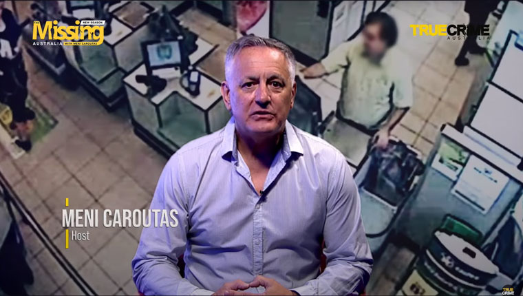Former police officer Meni Caroutas hosts the popular missing persons podcast.