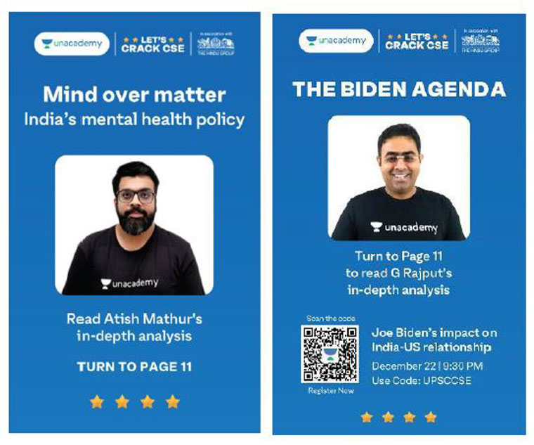The campaign also allowed readers to get to know Unacademy instructors.