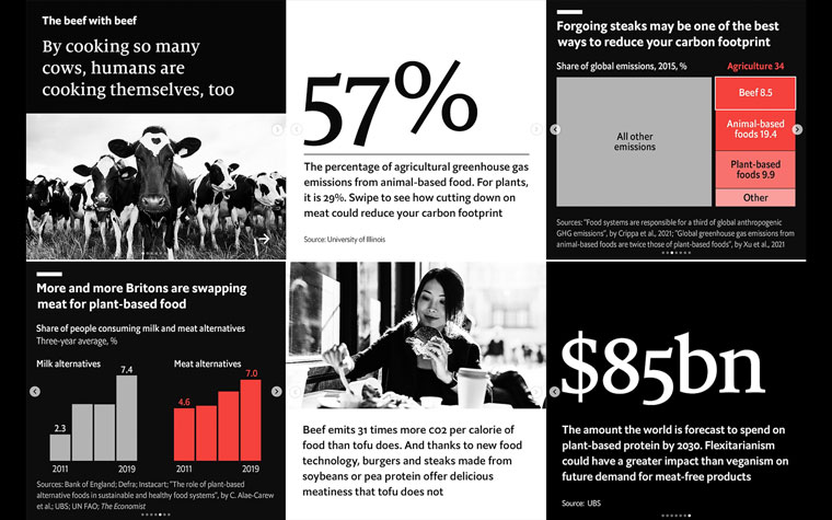 The Economist developed templates for Instagram to allow it to share its biggest news stories without appearing out of place on the social media channel.