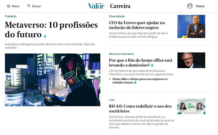 Carreira, the career desk of Valor Econômico, set out to attract younger users by diversifying both its content and the platforms it used.