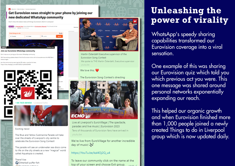 By using WhatsApp, Reach PLC has seen its content go viral.