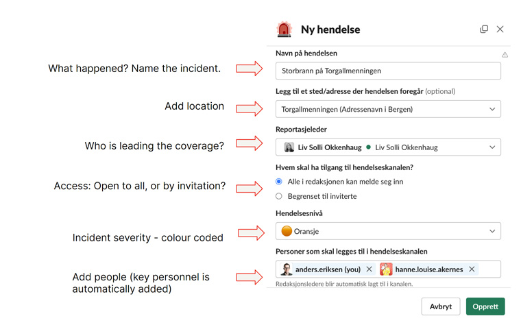 In just a few seconds, BT’s BreakingBot alerts key personnel, creates a Slack channel, a Google Drive with relevant documents, a map and a list of property owners if relevant.