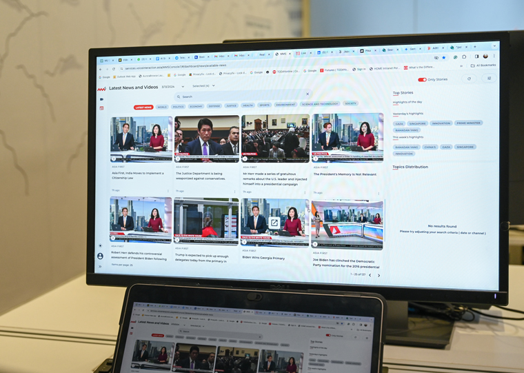 AI SmartCut clips highlights from CNA news bulletins and uploads them to YouTube and the Web site.