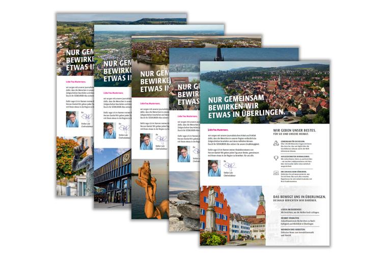 Every new subscriber to digital or printed subscriptions receives a personalised onboarding flyer.
