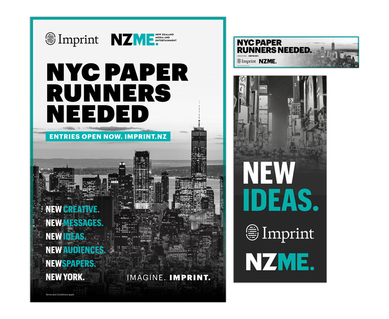 The Imprint campaign from NZME urged agencies to rethink how they use print.