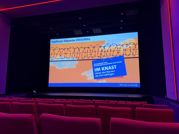 The documentary was also shown in the local cinema. Photo by Manuel Andre