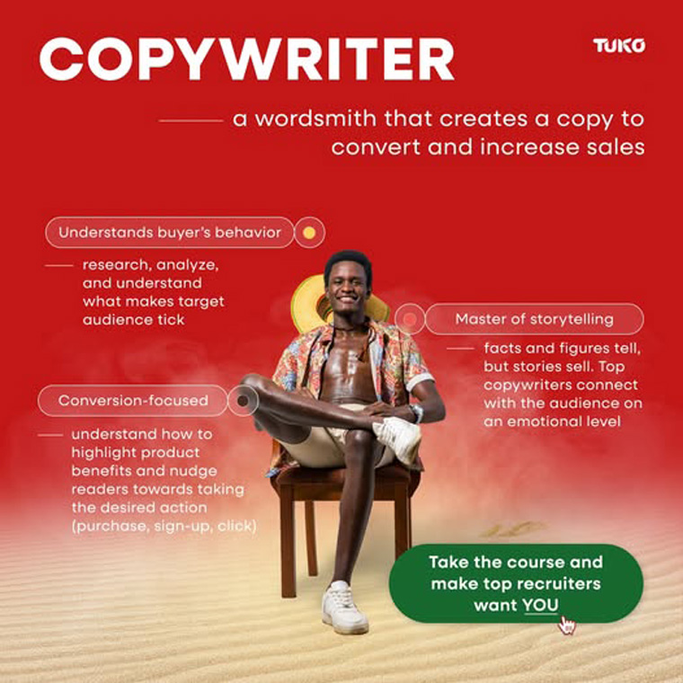 The copywriting course has already attracted more than 100 participants.