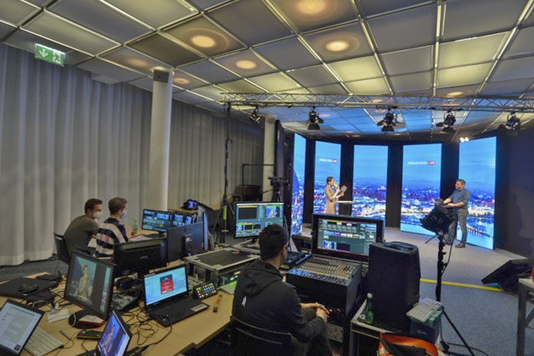 VOL.AT's current temporary studio is being replaced by a permanent one.