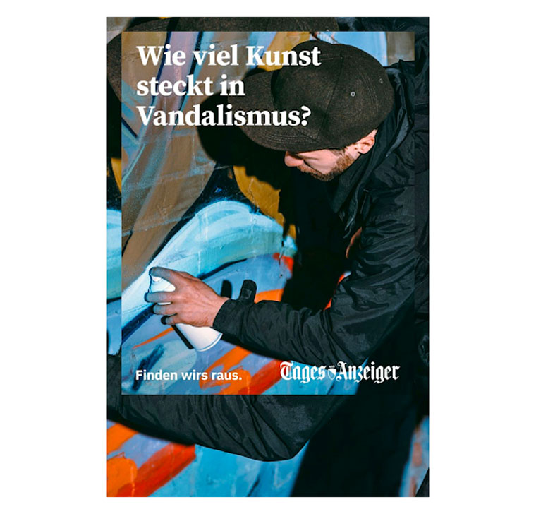 The new campaign for Tages-Anzeiger aimed to answer questions that people wanted to know.