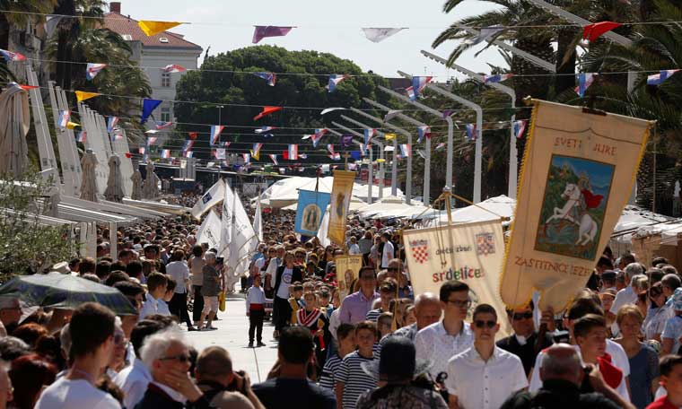 Traditionally, the annual Saint Dominus celebration brought the entire city of Split, Croatia, together.