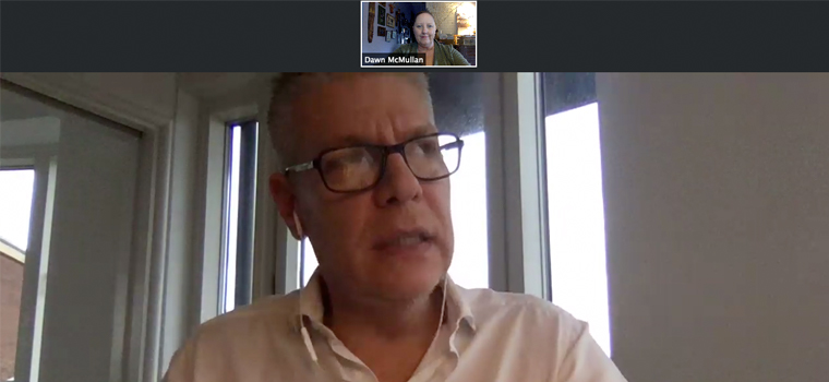 Ekstra Bladet Managing Editor Ole Sloth speaks from his new home office about the changes that have taken place in the past week because of COVID-19.