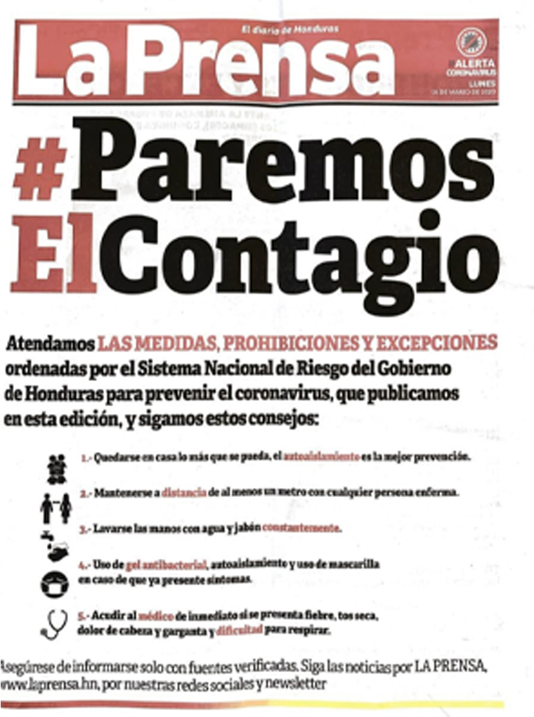 Grupo OPSA provided free access to PDF editions in Press Reader of its two main newspapers, La Prensa and El Heraldo.
