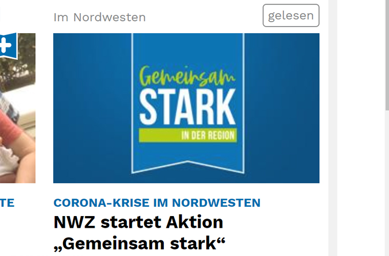 The "Strong together" campaign offers customers products and services at a deep discount.