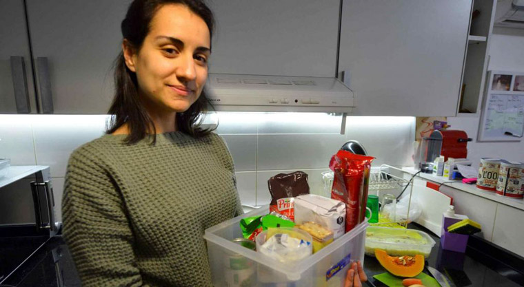 Half of the volunteers who could only eat from the CBA basket were unable to complete the experiment.