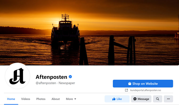 Facebook and other forms of social media play a key role in reaching Aftenposten readers.