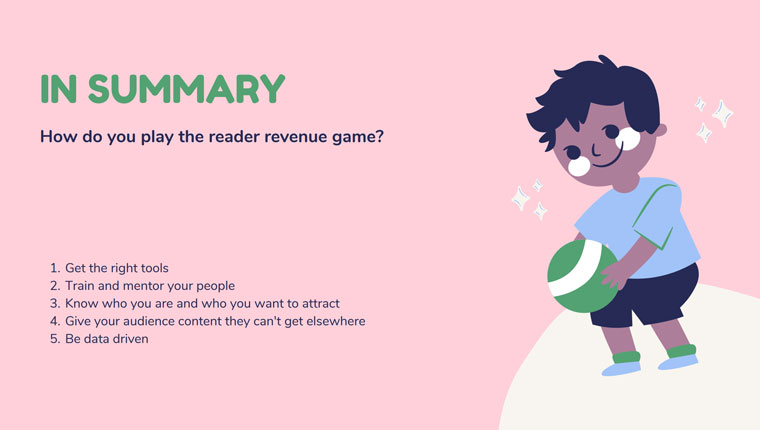 Independent Media offers tips on how to win the reader revenue game.