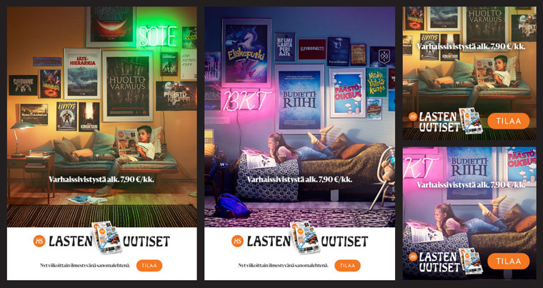 The marketing campaign was designed to appeal to both children and their parents. 