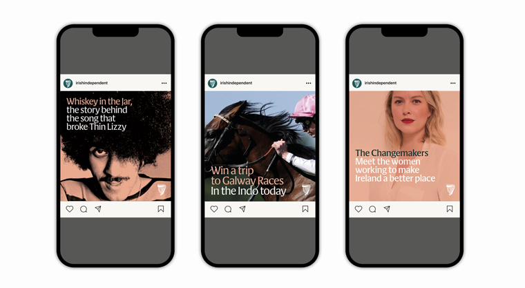 Every component of the Independent was rebranded to provide a unified architecture.