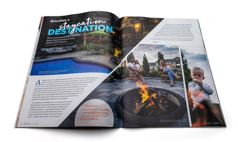 To remain relevant to both readers and advertisers, Balance focused heavily on home and wellness for its summer issue.