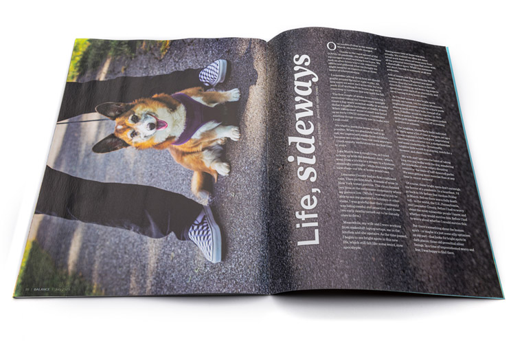 Content that showcases local businesses, presented in a high-end glossy format, has proven successful for LNP's Balance Magazine.