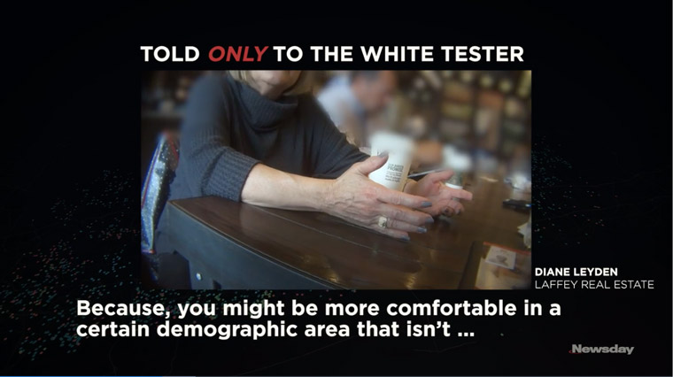 The investigation revealed the extreme bias against minority homebuyers.