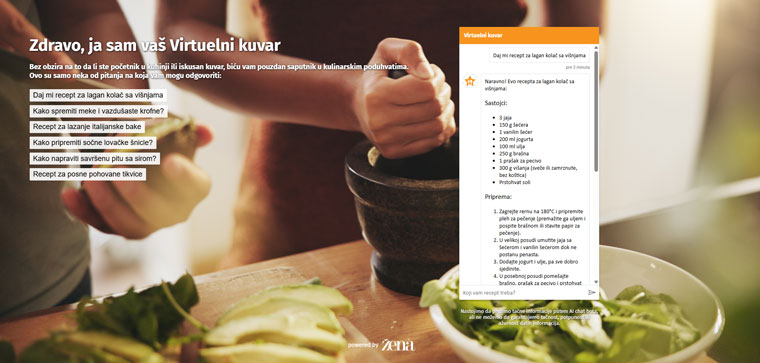 Based on the popularity of food and recipes, Ringier Serbia focused on creating a more engaging cooking section.