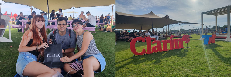 Clarín was present at Lollapalooza Argentina.