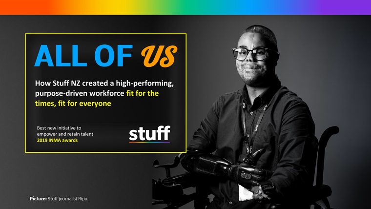 The All of Us initiative was created to provide a workplace that could accommodate everyone, regardless of physical or intellectual challenges.
