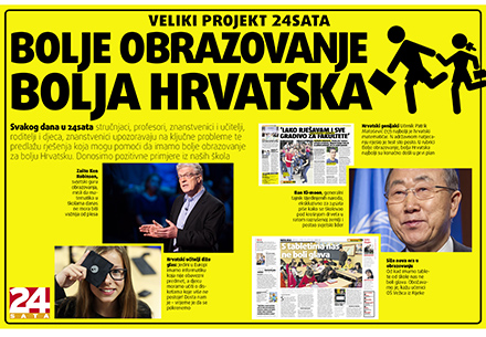 The “Better education, better Croatia” column used 24sata’s strong journalism and news media to rise audience engagement.