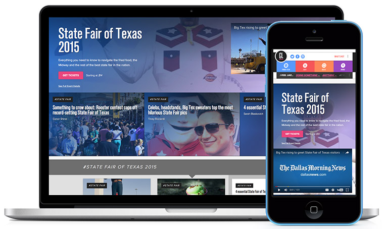 GuideLive.com became a destination for the local market with increased pageviews and site visitors seeking things to do in the area.