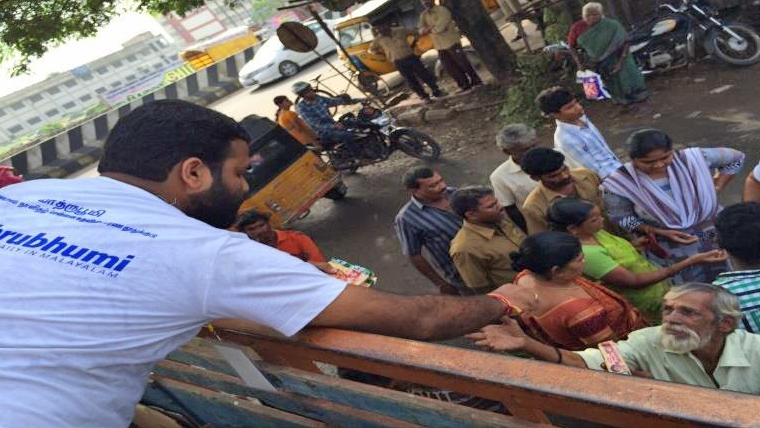 The response to the needs of those affected by Chennai floods was overwhelming.