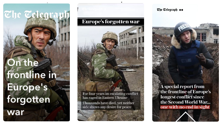 A dedicated Snapchat Discover editorial team helped guide The Telegraph's strategy as they adjusted their processes and timelines to suit the vertical format and short 10-second video length.